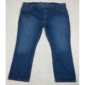 Carhartt Jeans Rugged Flex Men's Size 50x30 Relaxed Fit Blue Denim Dark Wash